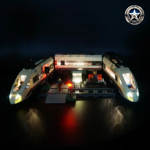 High Speed Passenger Train Lighting Kit Compatible with Model 60051