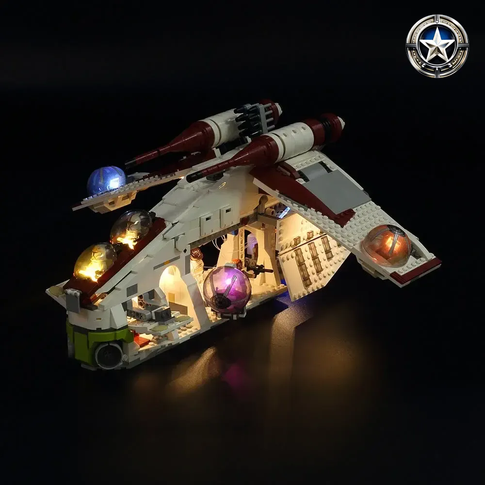 Light Kit for Republic Gunship Model 75021 Building Set Accessories Light Kit for Republic Gunship Model 75021 Building Set Accessories