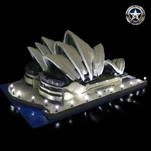 Sydney Opera House Light Kit Model Number One Zero Two Three Four Building Set Accessory