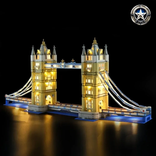 Complete Lighting Kit for Lego Tower Bridge Model 10214 Set