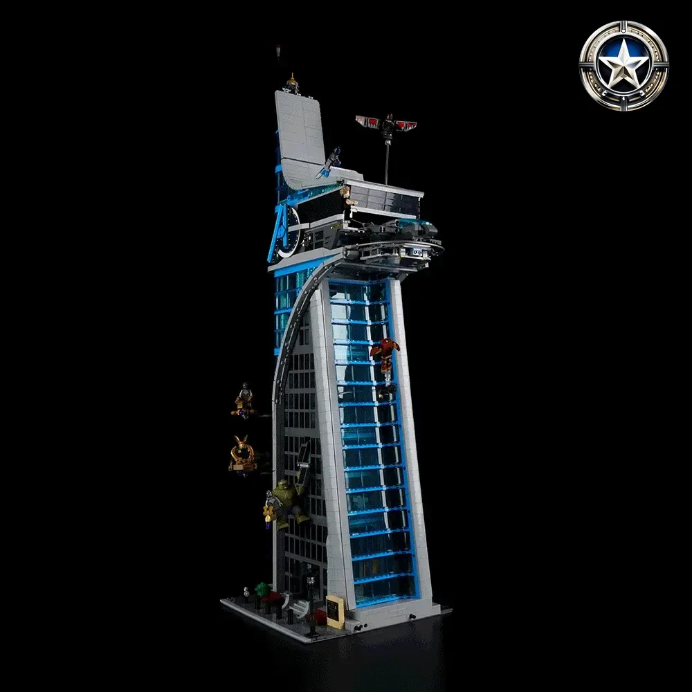 Avengers Tower Building Set Light Kit Compatible with Lego 76269 Model Parts Avengers Tower Building Set Light Kit Compatible with Lego 76269 Model Parts