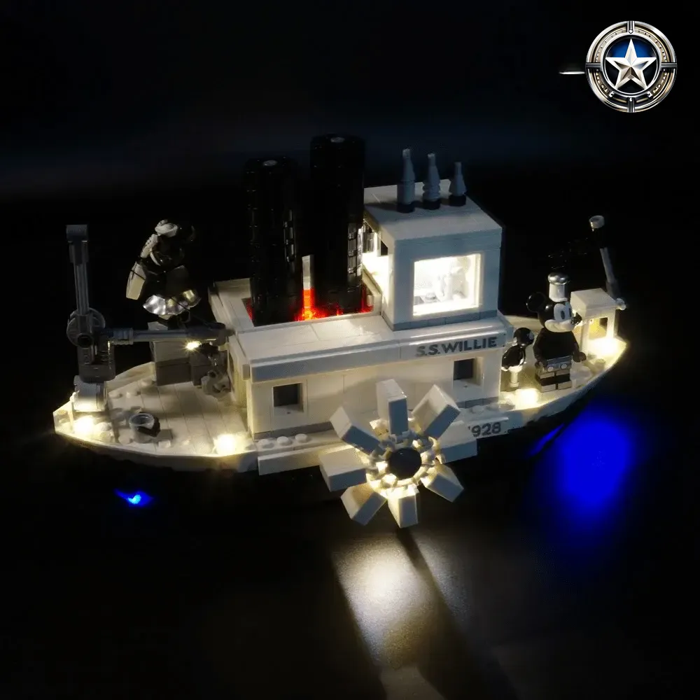 Light Kit for Disney Steamboat Willie Building Set 21317 Edition Light Kit for Disney Steamboat Willie Building Set 21317 Edition