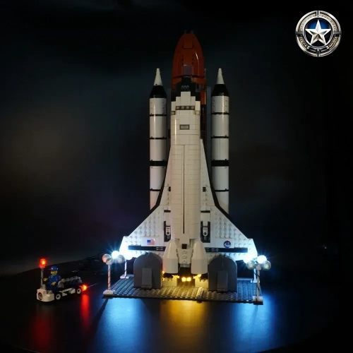 Light Kit for LEGO Shuttle Expedition Model 10231 Updated Version Full Set
