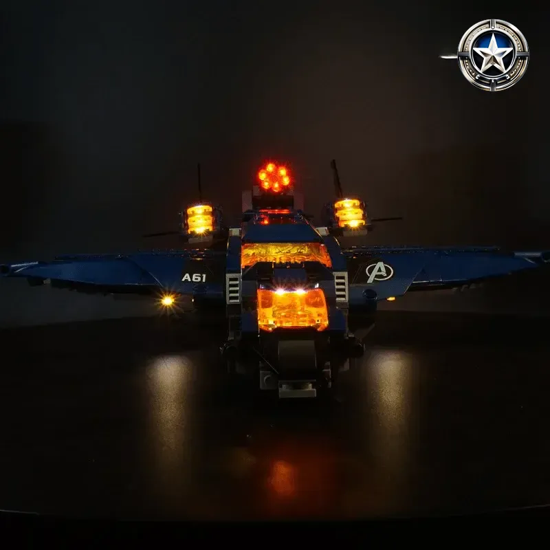 LED Light Kit Compatible with Avengers Ultimate Quinjet Building Set 76126 Toy Accessory LED Light Kit Compatible with Avengers Ultimate Quinjet Building Set 76126 Toy Accessory