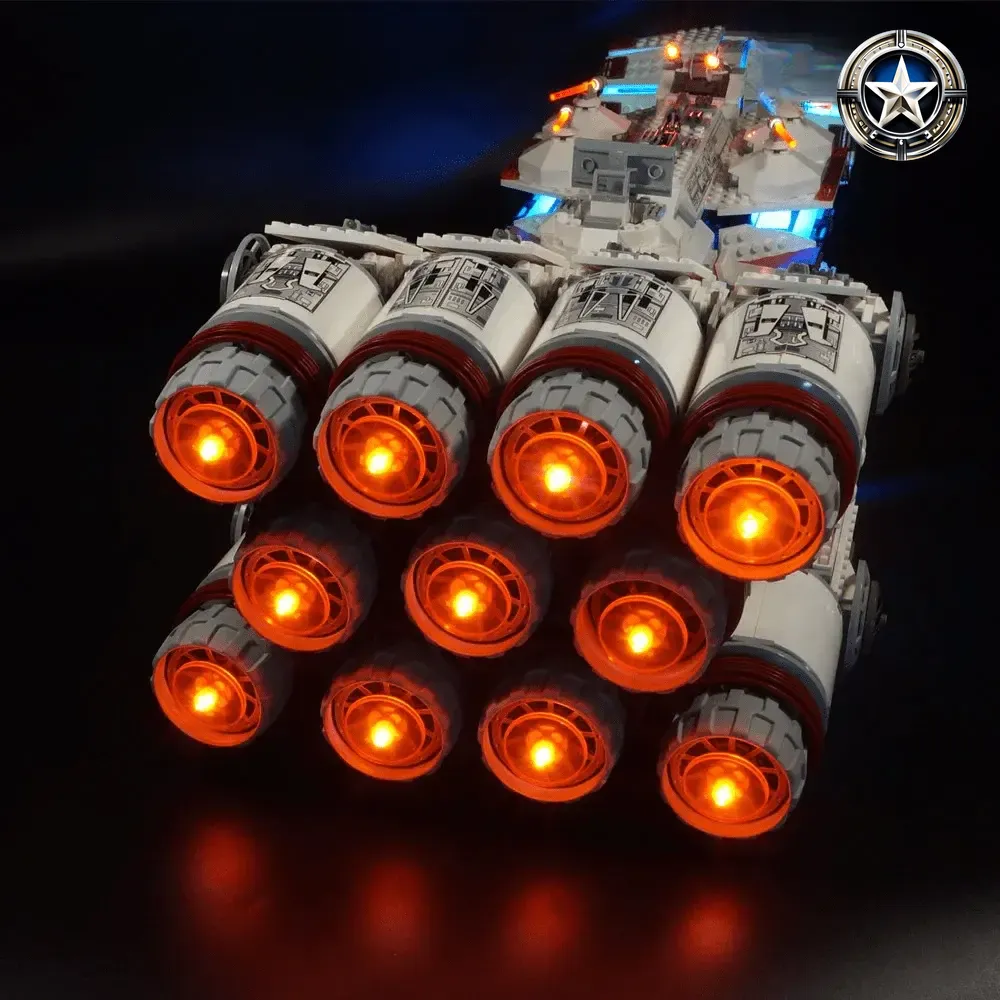 Star Wars Rebel Blockade Runner Light Kit for UCS 10019 Model Building Set Enhancements Star Wars Rebel Blockade Runner Light Kit for UCS 10019 Model Building Set Enhancements