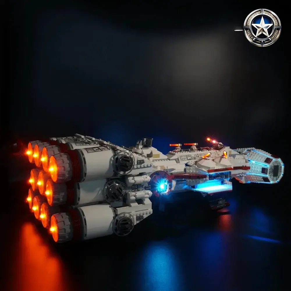 Star Wars Rebel Blockade Runner Light Kit for UCS 10019 Model Building Set Enhancements Star Wars Rebel Blockade Runner Light Kit for UCS 10019 Model Building Set Enhancements
