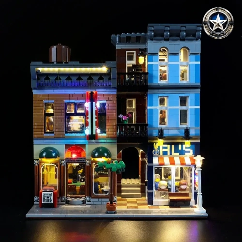 Illuminated Light Kit for Detective Office Building Blocks Set 10246