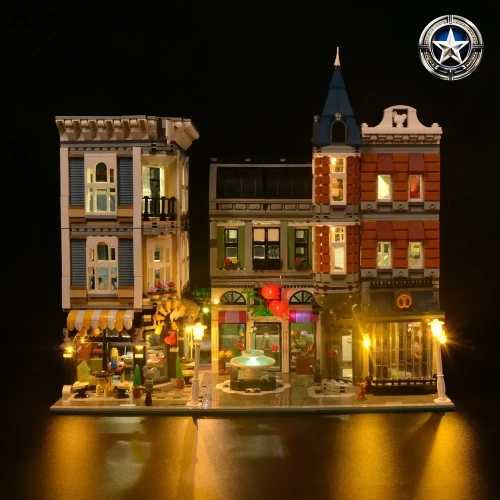 Light Kit for Lego Assembly Square Building Set 10255 Enhanced Lighting Kit