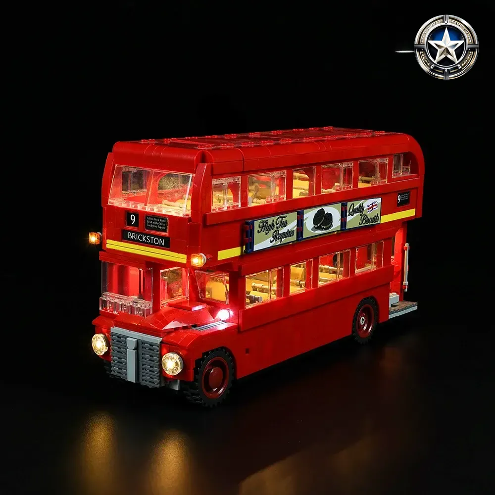 Light Kit for Basic London Bus Model 10258 Updated Version