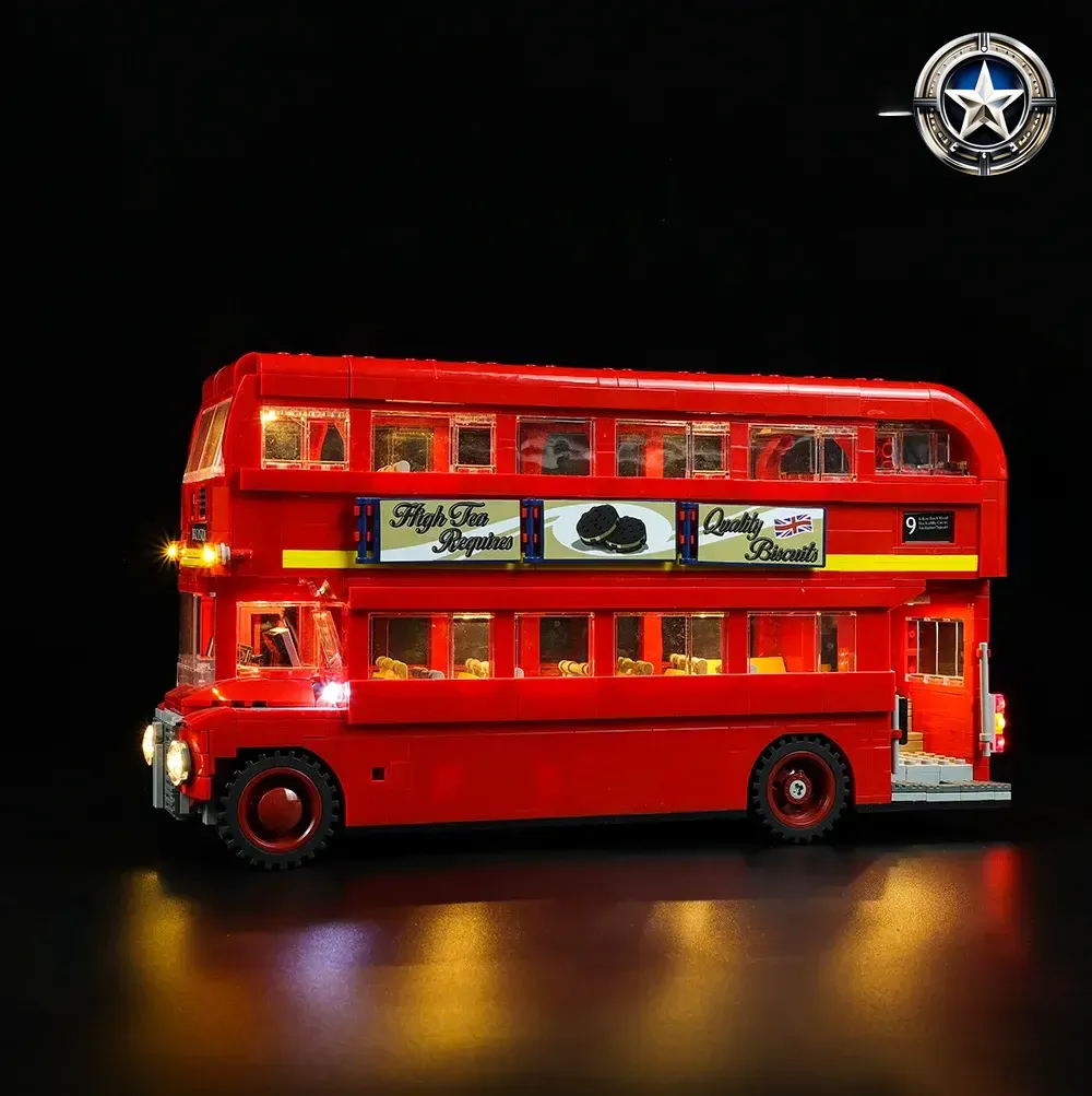 Light Kit for Basic London Bus Model 10258 Updated Version Light Kit for Basic London Bus Model 10258 Updated Version