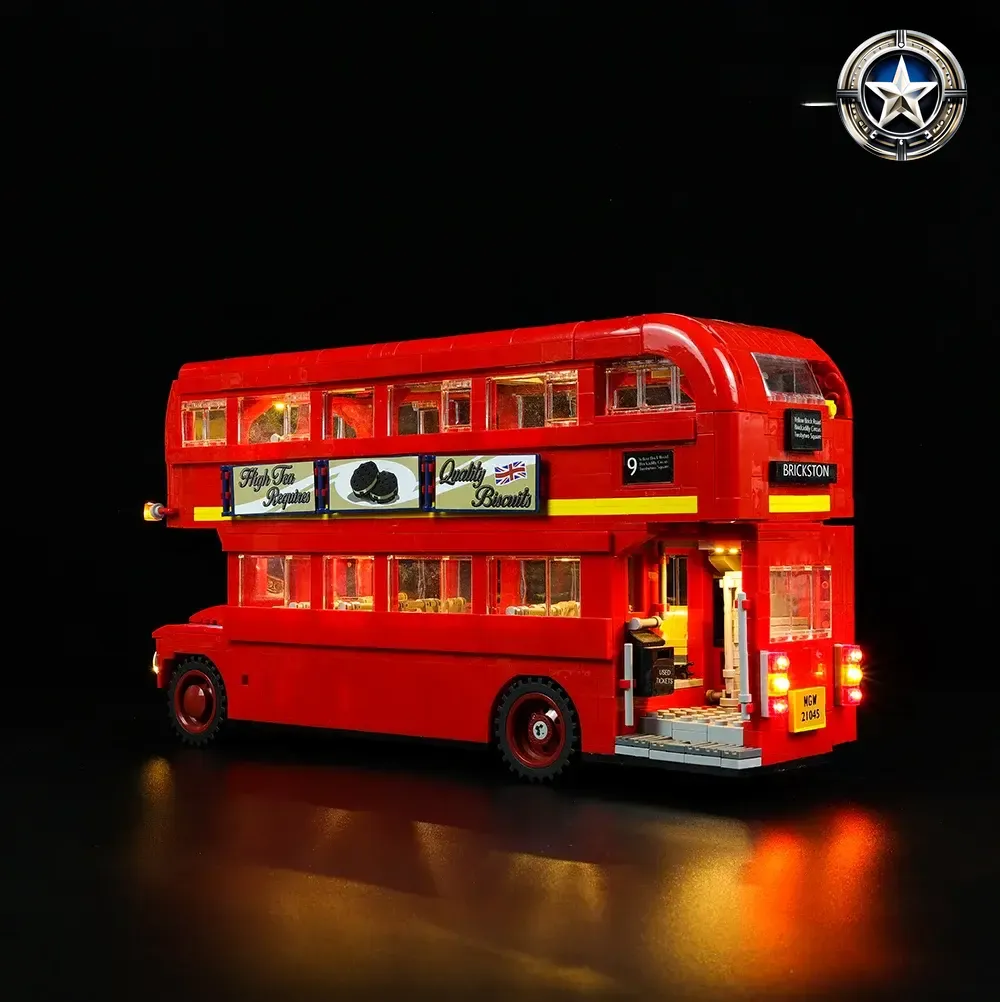 Light Kit for Basic London Bus Model 10258 Updated Version Light Kit for Basic London Bus Model 10258 Updated Version