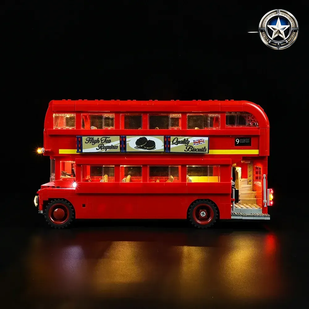 Light Kit for Basic London Bus Model 10258 Updated Version Light Kit for Basic London Bus Model 10258 Updated Version