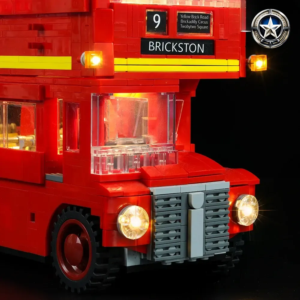 Light Kit for Basic London Bus Model 10258 Updated Version Light Kit for Basic London Bus Model 10258 Updated Version