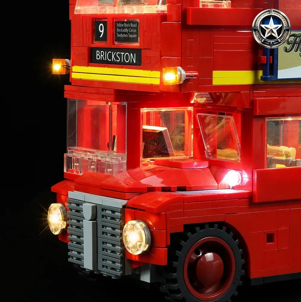 Light Kit for Basic London Bus Model 10258 Updated Version Light Kit for Basic London Bus Model 10258 Updated Version