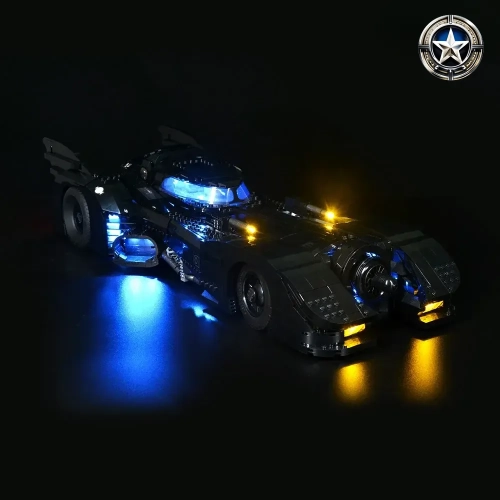 Light Kit Upgrade for 1989 Basic Batmobile Model 76139 Enhanced Lighting Set
