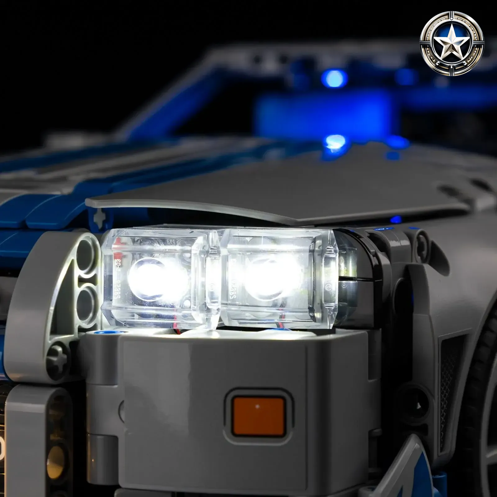 LEGO 2 Fast 2 Furious Nissan Skyline GT-R (R34) Car 42210 Light Kit