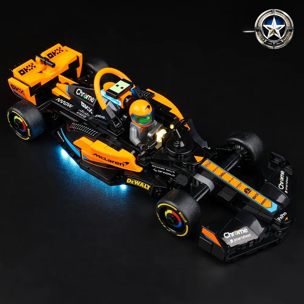 Light Kit for 2023 McLaren Formula One Race Car Set 76919 Exclusive Edition Light Kit for 2023 McLaren Formula One Race Car Set 76919 Exclusive Edition