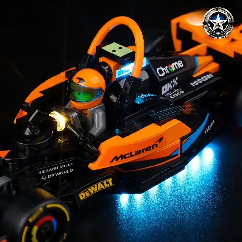 Light Kit for 2023 McLaren Formula One Race Car Set 76919 Exclusive Edition Light Kit for 2023 McLaren Formula One Race Car Set 76919 Exclusive Edition
