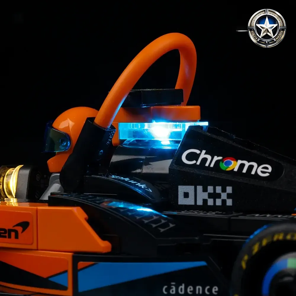 Light Kit for 2023 McLaren Formula One Race Car Set 76919 Exclusive Edition Light Kit for 2023 McLaren Formula One Race Car Set 76919 Exclusive Edition