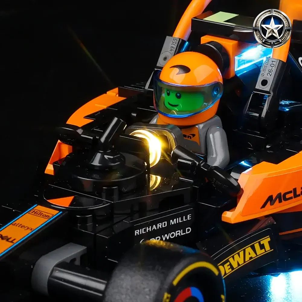 Light Kit for 2023 McLaren Formula One Race Car Set 76919 Exclusive Edition Light Kit for 2023 McLaren Formula One Race Car Set 76919 Exclusive Edition