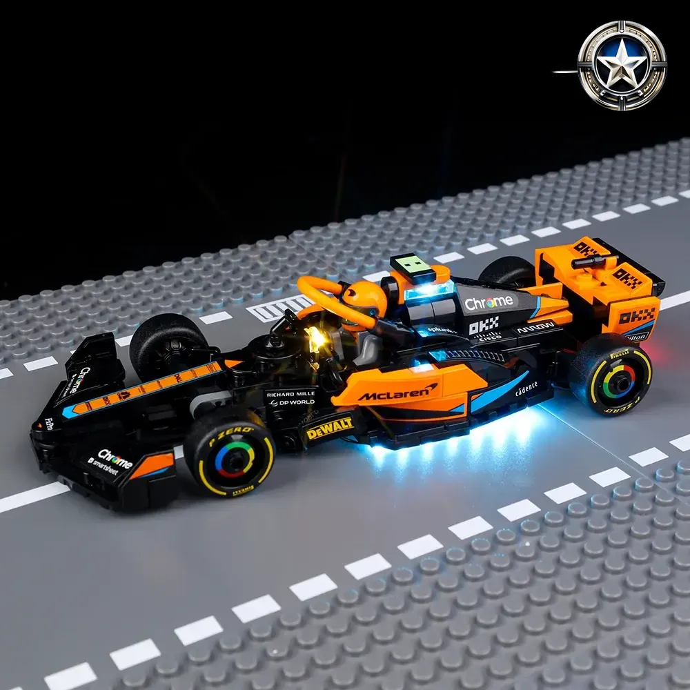 Light Kit for 2023 McLaren Formula One Race Car Set 76919 Exclusive Edition Light Kit for 2023 McLaren Formula One Race Car Set 76919 Exclusive Edition