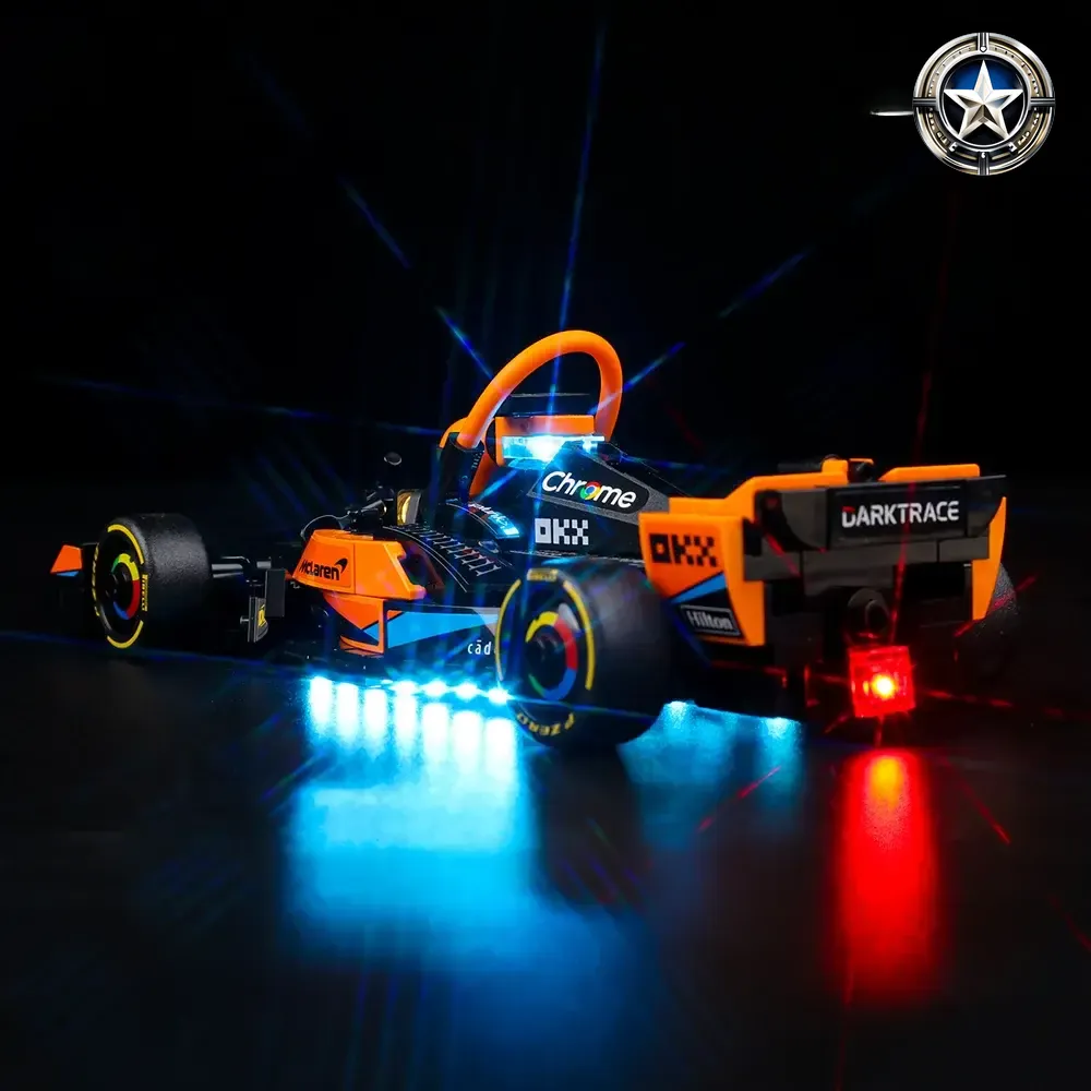 Light Kit for 2023 McLaren Formula One Race Car Set 76919 Exclusive Edition Light Kit for 2023 McLaren Formula One Race Car Set 76919 Exclusive Edition