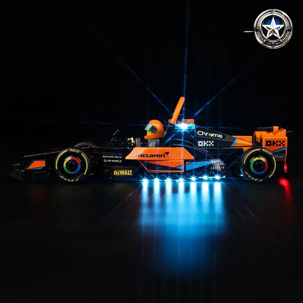 Light Kit for 2023 McLaren Formula One Race Car Set 76919 Exclusive Edition Light Kit for 2023 McLaren Formula One Race Car Set 76919 Exclusive Edition