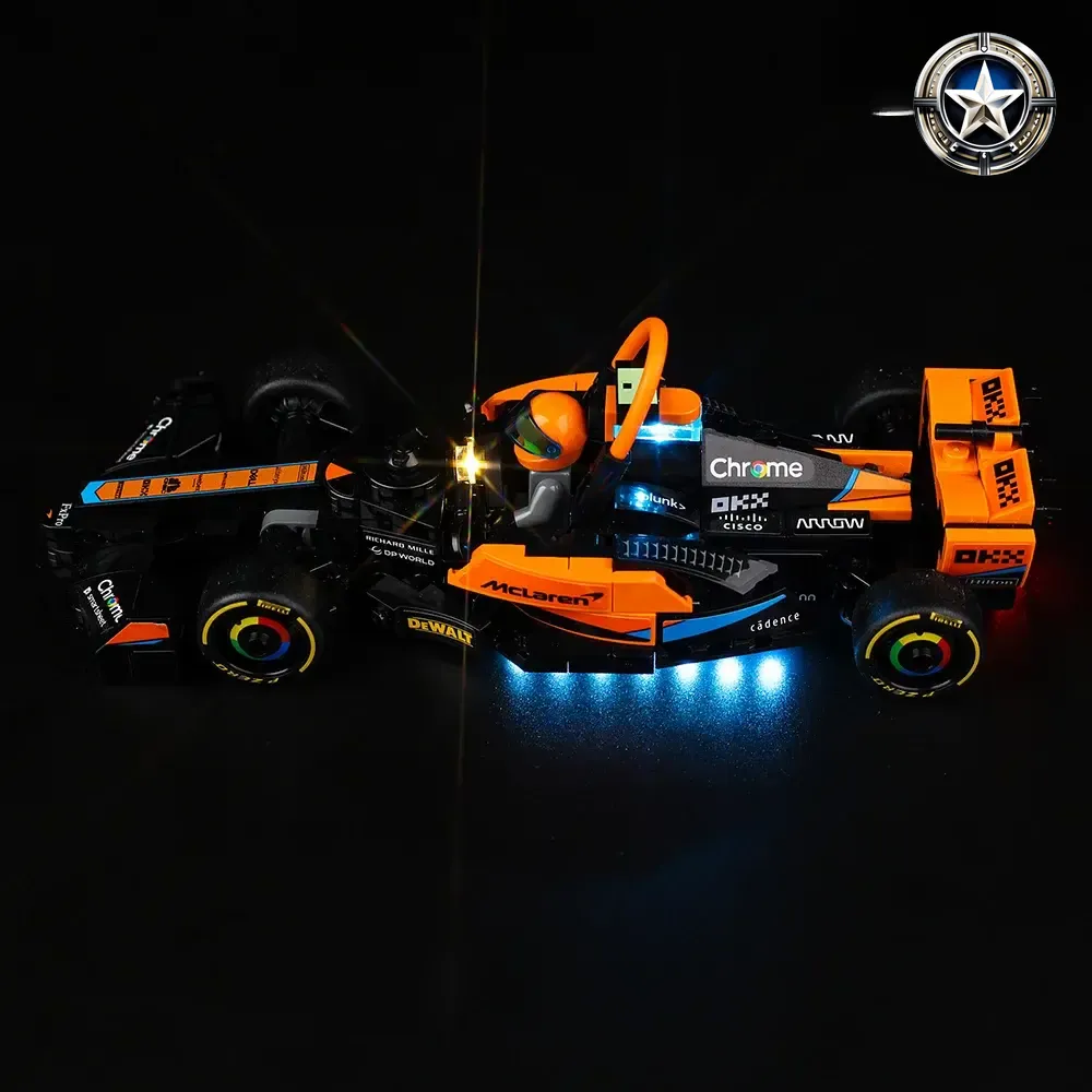 Light Kit for 2023 McLaren Formula One Race Car Set 76919 Exclusive Edition Light Kit for 2023 McLaren Formula One Race Car Set 76919 Exclusive Edition