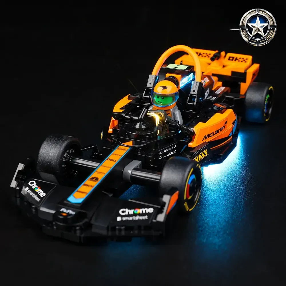 Light Kit for 2023 McLaren Formula One Race Car Set 76919 Exclusive Edition Light Kit for 2023 McLaren Formula One Race Car Set 76919 Exclusive Edition