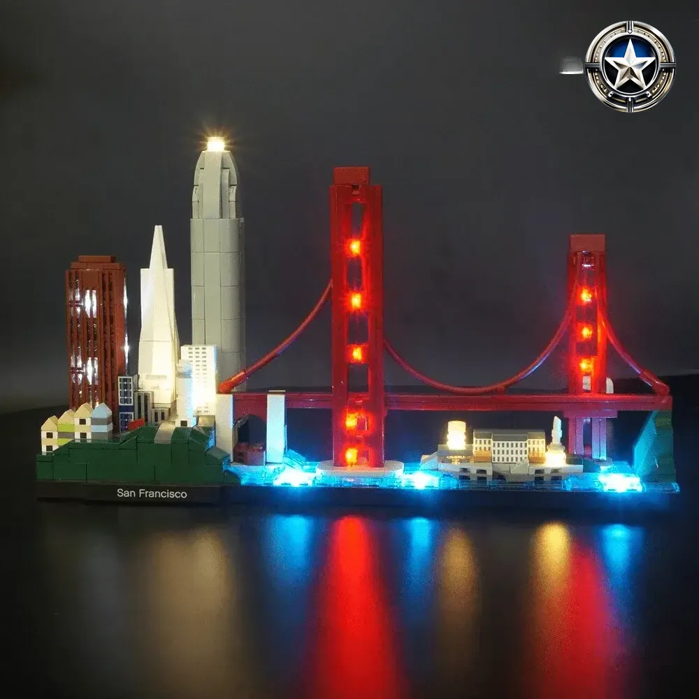 San Francisco 21043 Lighting Kit Complete Set for Enhanced Illumination San Francisco 21043 Lighting Kit Complete Set for Enhanced Illumination