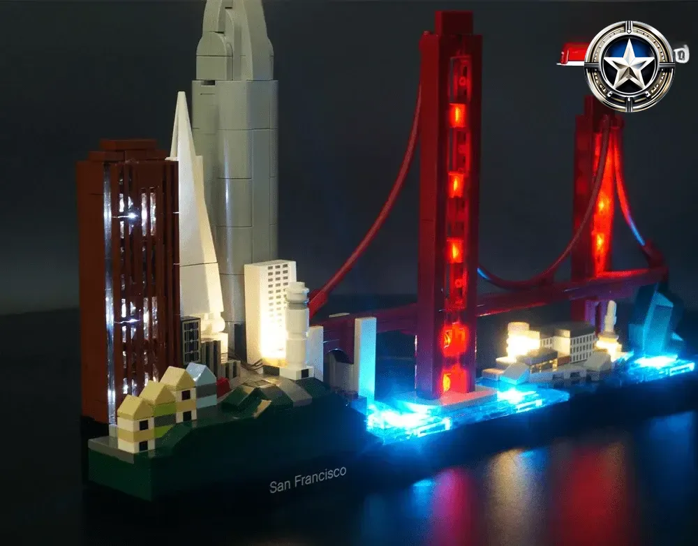San Francisco 21043 Lighting Kit Complete Set for Enhanced Illumination San Francisco 21043 Lighting Kit Complete Set for Enhanced Illumination