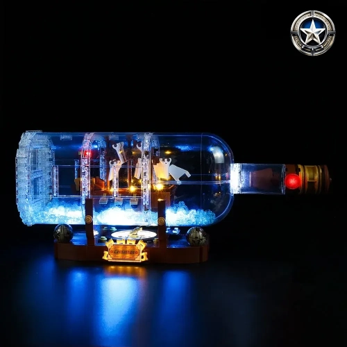 Light Kit for Ship in a Bottle Model 21313 Updated Version Lighting Set