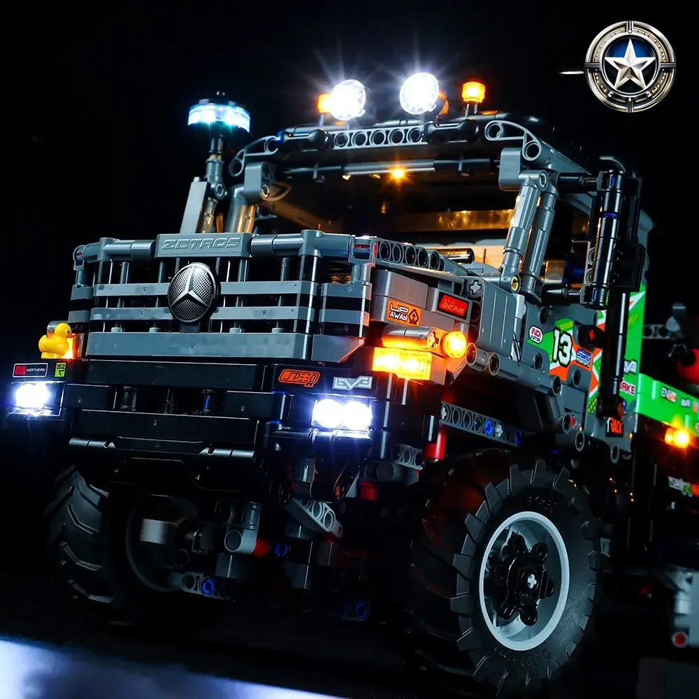 Mercedes Benz Zetros 42129 Trial Truck Lighting Kit 4x4 Off Road Accessories Mercedes Benz Zetros 42129 Trial Truck Lighting Kit 4x4 Off Road Accessories