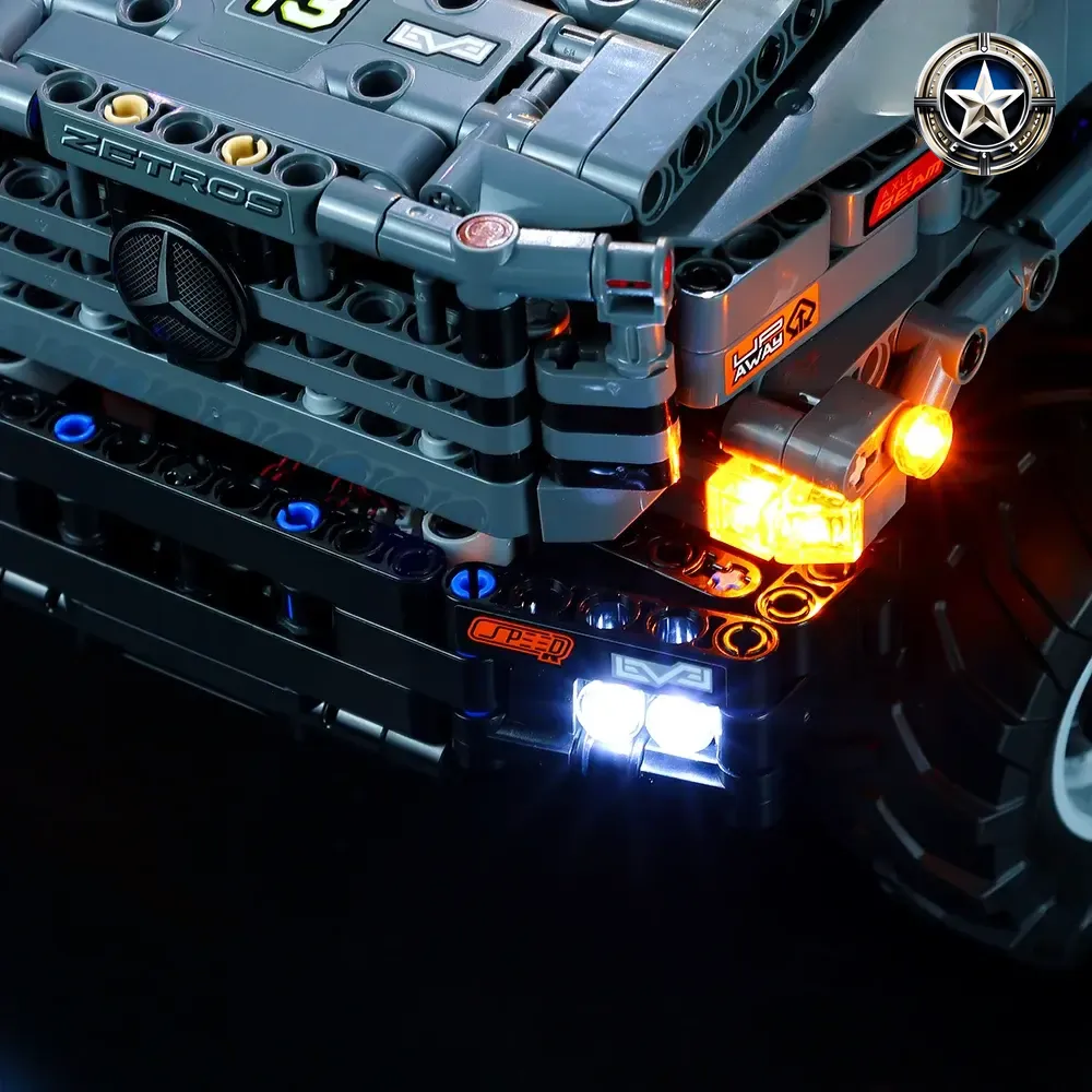 Mercedes Benz Zetros 42129 Trial Truck Lighting Kit 4x4 Off Road Accessories Mercedes Benz Zetros 42129 Trial Truck Lighting Kit 4x4 Off Road Accessories