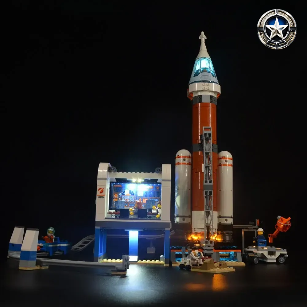 Deep Space Rocket Launch Control Light Kit Compatible with 60228 Building Set Deep Space Rocket Launch Control Light Kit Compatible with 60228 Building Set