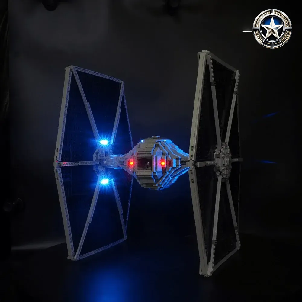 TIE Fighter Compatible Lighting Upgrade Kit for LEGO Set 75095 Perfect Display Enhancement TIE Fighter Compatible Lighting Upgrade Kit for LEGO Set 75095 Perfect Display Enhancement