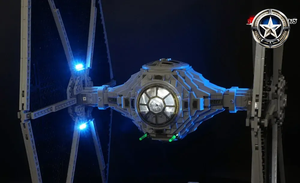 TIE Fighter Compatible Lighting Upgrade Kit for LEGO Set 75095 Perfect Display Enhancement TIE Fighter Compatible Lighting Upgrade Kit for LEGO Set 75095 Perfect Display Enhancement