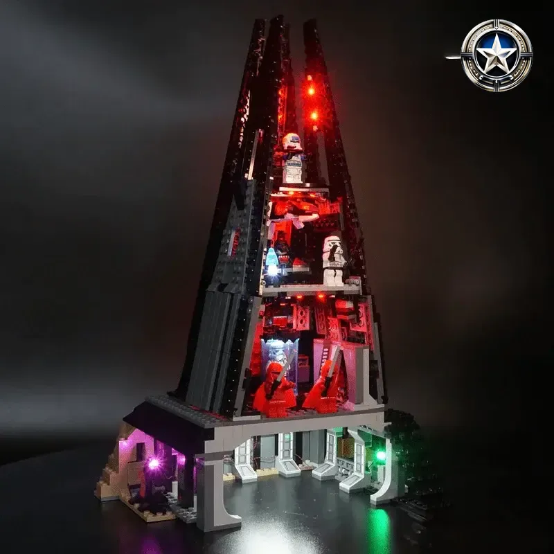 Darth Vader Castle Lighting Kit Compatible with LEGO Star Wars Set 75251 Darth Vader Castle Lighting Kit Compatible with LEGO Star Wars Set 75251