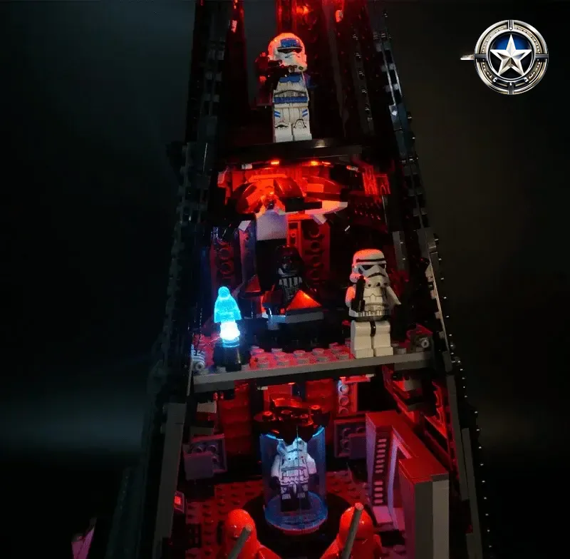 Darth Vader Castle Lighting Kit Compatible with LEGO Star Wars Set 75251 Darth Vader Castle Lighting Kit Compatible with LEGO Star Wars Set 75251
