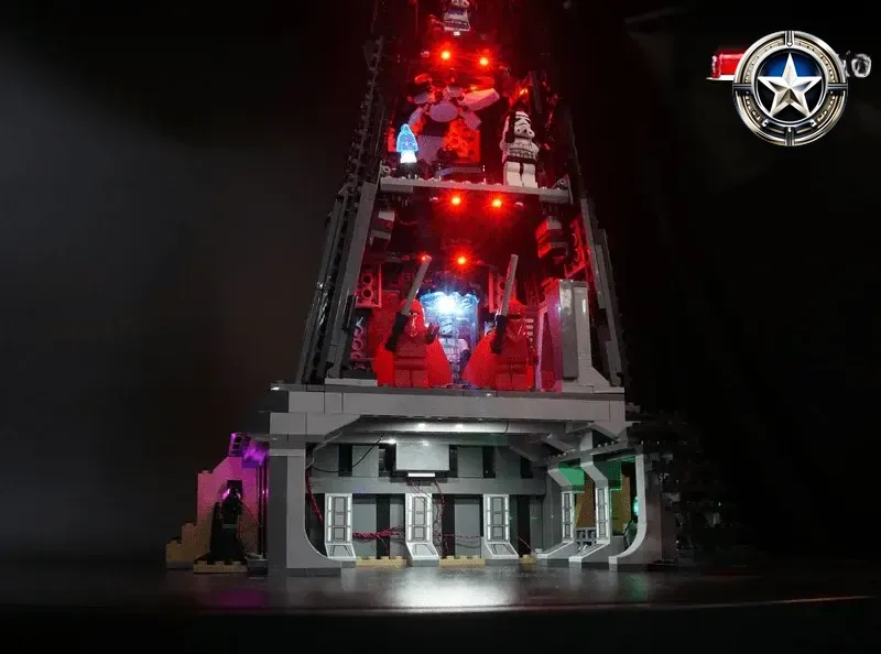 Darth Vader Castle Lighting Kit Compatible with LEGO Star Wars Set 75251 Darth Vader Castle Lighting Kit Compatible with LEGO Star Wars Set 75251
