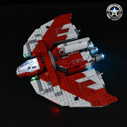 Light Kit for Ahsoka Tano T6 Jedi Shuttle Star Wars Model 75362