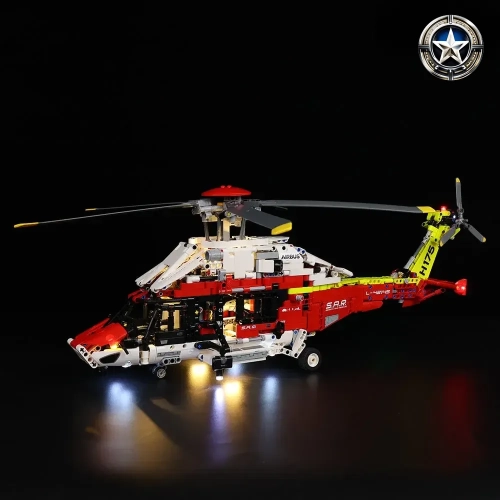 Light Kit for Airbus H 175 Rescue Helicopter Model Build Set 42145
