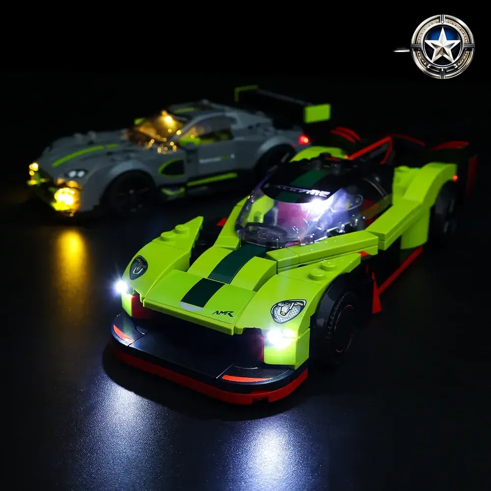 Light Kit for Aston Martin Valkyrie AMR Pro and Vantage GT3 Racing Model 76910 Light Kit for Aston Martin Valkyrie AMR Pro and Vantage GT3 Racing Model 76910