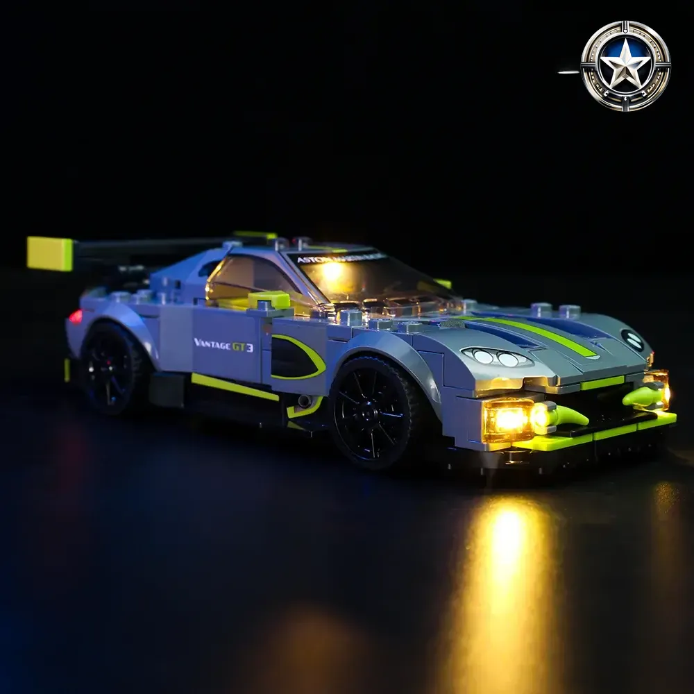 Light Kit for Aston Martin Valkyrie AMR Pro and Vantage GT3 Racing Model 76910 Light Kit for Aston Martin Valkyrie AMR Pro and Vantage GT3 Racing Model 76910