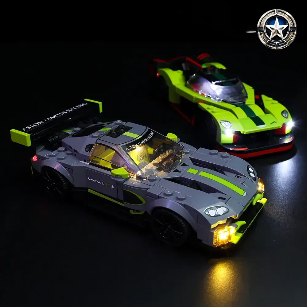 Light Kit for Aston Martin Valkyrie AMR Pro and Vantage GT3 Racing Model 76910 Light Kit for Aston Martin Valkyrie AMR Pro and Vantage GT3 Racing Model 76910