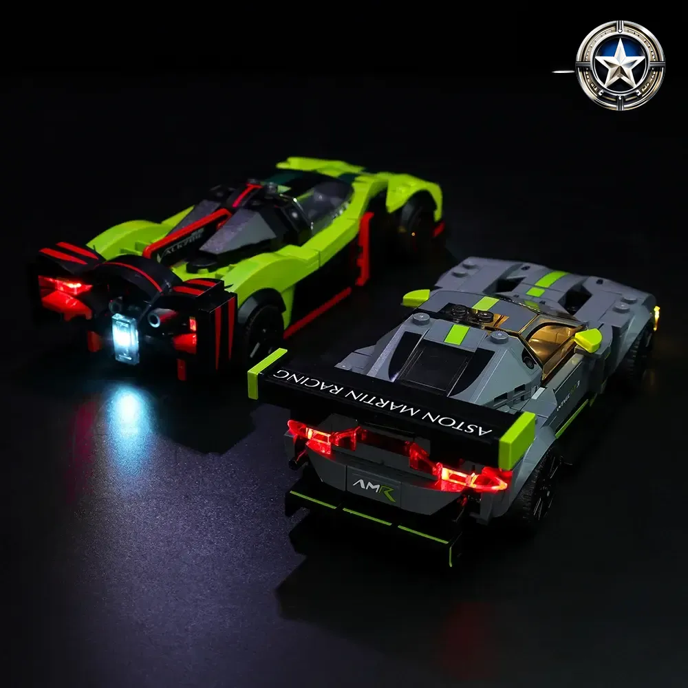 Light Kit for Aston Martin Valkyrie AMR Pro and Vantage GT3 Racing Model 76910 Light Kit for Aston Martin Valkyrie AMR Pro and Vantage GT3 Racing Model 76910