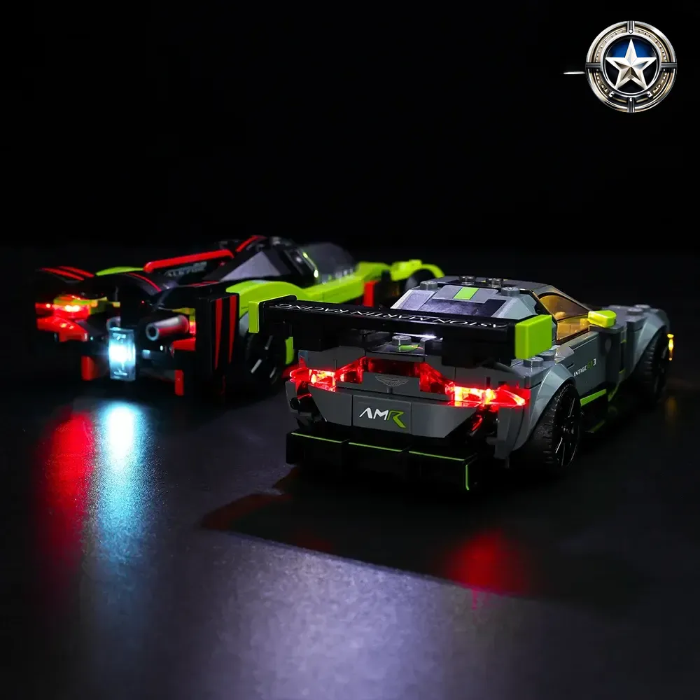 Light Kit for Aston Martin Valkyrie AMR Pro and Vantage GT3 Racing Model 76910 Light Kit for Aston Martin Valkyrie AMR Pro and Vantage GT3 Racing Model 76910
