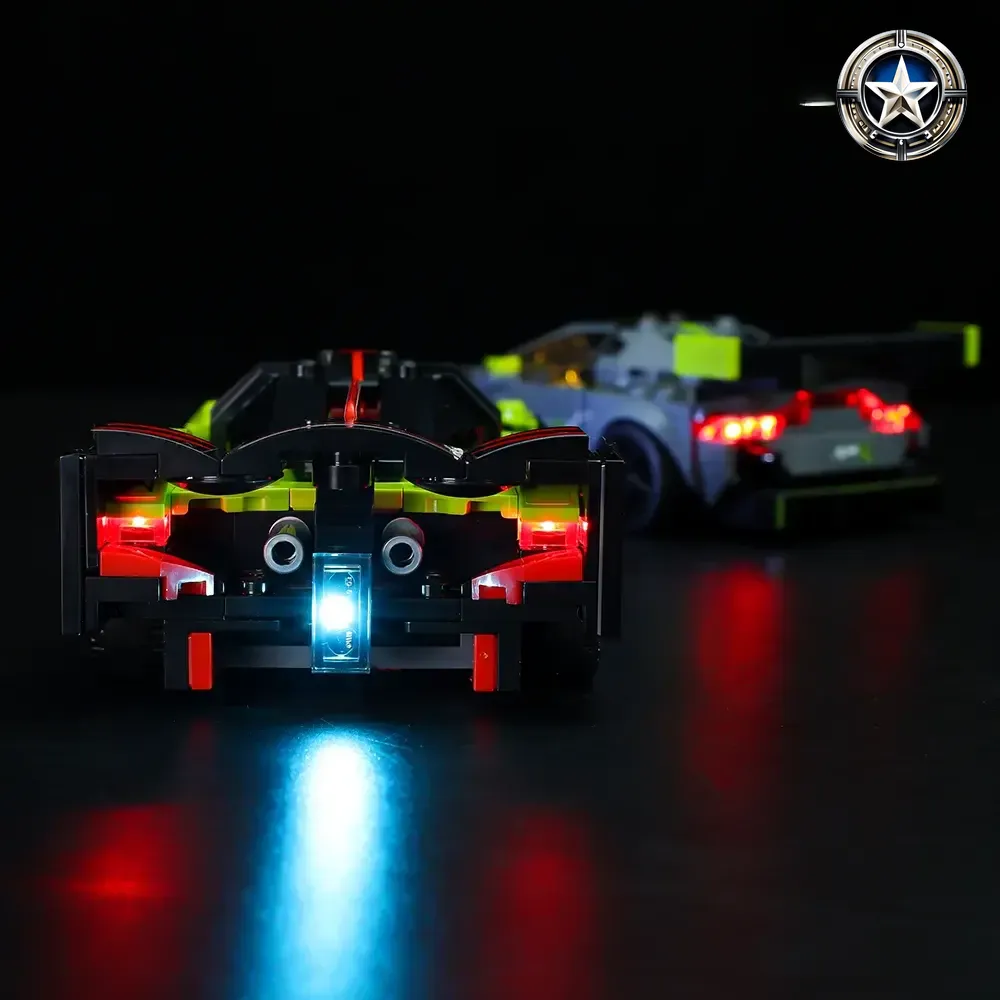 Light Kit for Aston Martin Valkyrie AMR Pro and Vantage GT3 Racing Model 76910 Light Kit for Aston Martin Valkyrie AMR Pro and Vantage GT3 Racing Model 76910