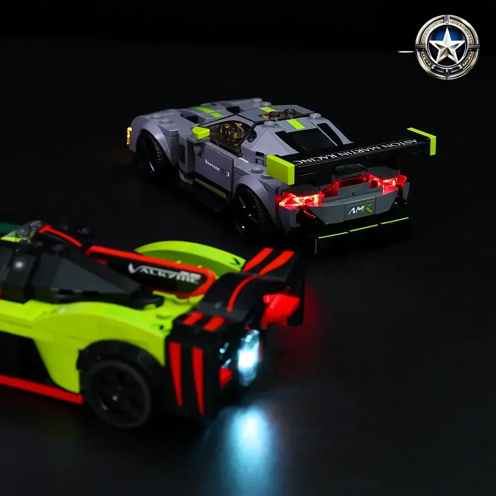 Light Kit for Aston Martin Valkyrie AMR Pro and Vantage GT3 Racing Model 76910 Light Kit for Aston Martin Valkyrie AMR Pro and Vantage GT3 Racing Model 76910