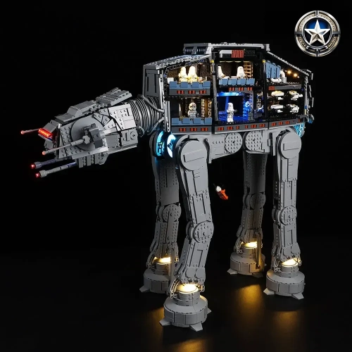 Light Kit Compatible with LEGO Star Wars AT AT Model Set 75313 Complete Lighting Upgrade